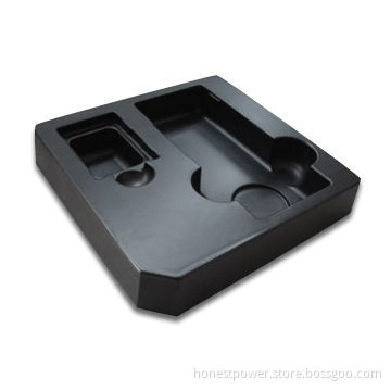 Blister Tray, Made of Black PS, for Packing Electronics and Cosmetic